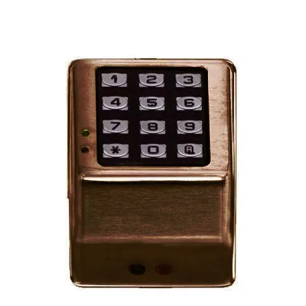 Alarm Lock Trilogy - DK3000 - Weatherproof Digital Access Control Keypads w/ Audit Trail - 10B - Oil Rubbed Bronze