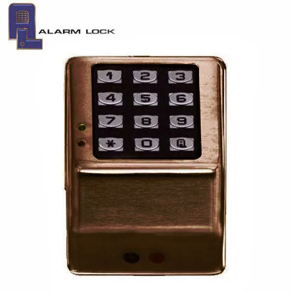 Alarm Lock Trilogy - DK3000 - Weatherproof Digital Access Control Keypads w/ Audit Trail - 10B - Oil Rubbed Bronze