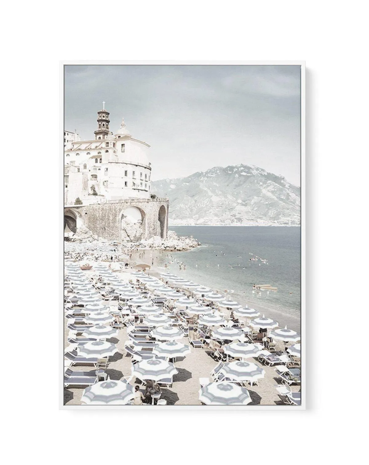 Amalfi Coast Life III | Framed Canvas Art Print