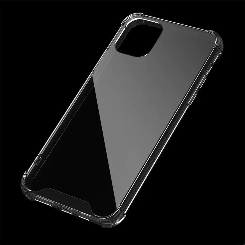 Apple iPhone 12 Pro Max Hybrid Gel Four Corner Cushion Case [CLEAR]