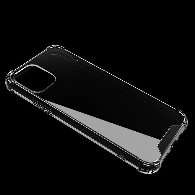Apple iPhone 12 Pro Max Hybrid Gel Four Corner Cushion Case [CLEAR]