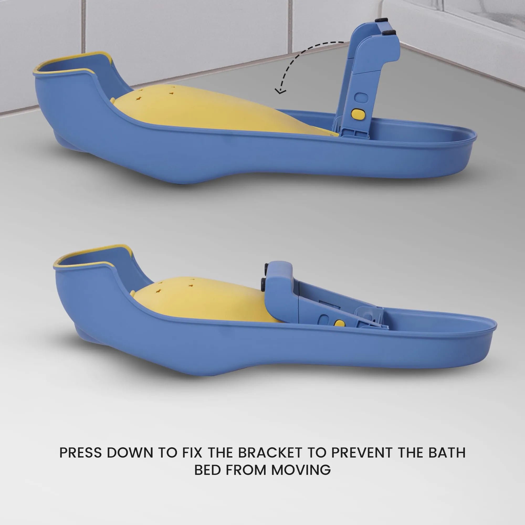 Baybee Foldable Baby Bather for Baby, Newborn Baby Bath Chair Seat with 2 Position Recline
