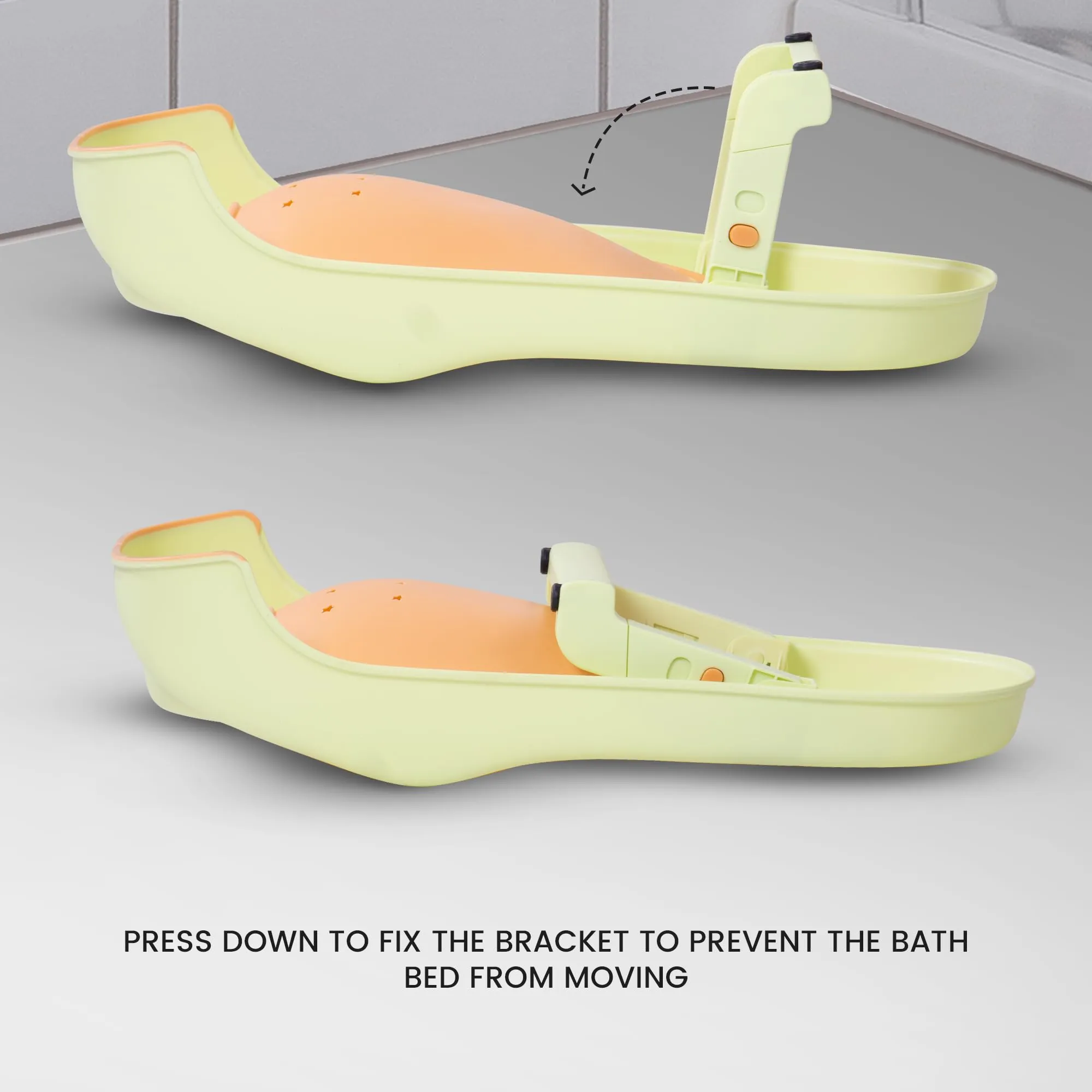 Baybee Foldable Baby Bather for Baby, Newborn Baby Bath Chair Seat with 2 Position Recline