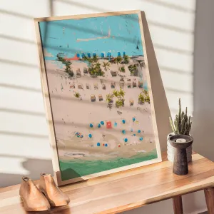 Beach Study Framed Print