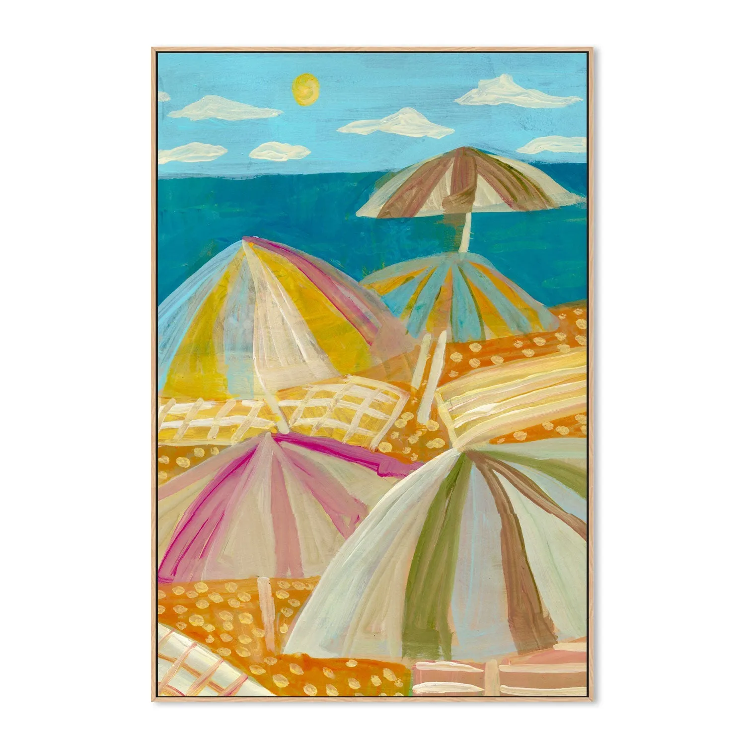 Beach Umbrellas , By Eleanor Baker