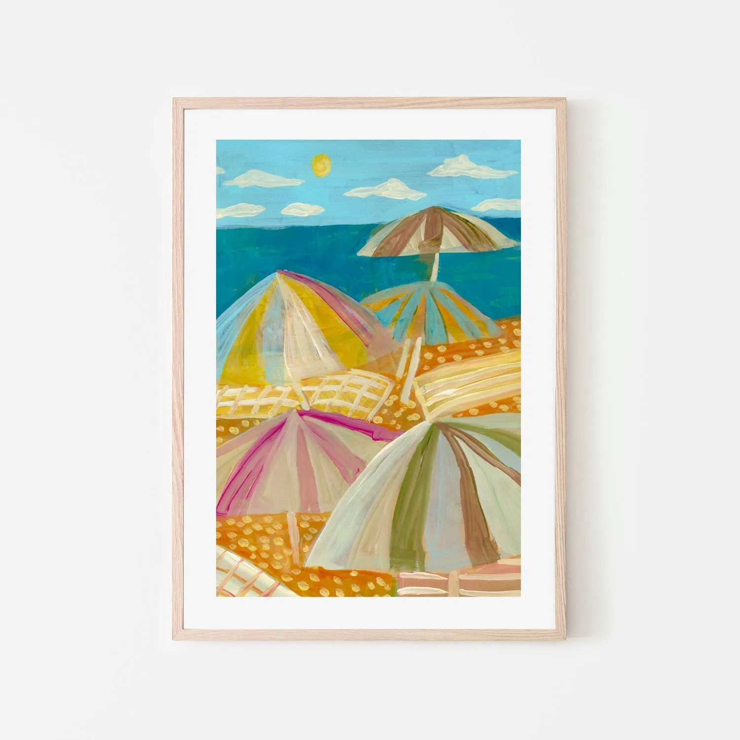 Beach Umbrellas , By Eleanor Baker