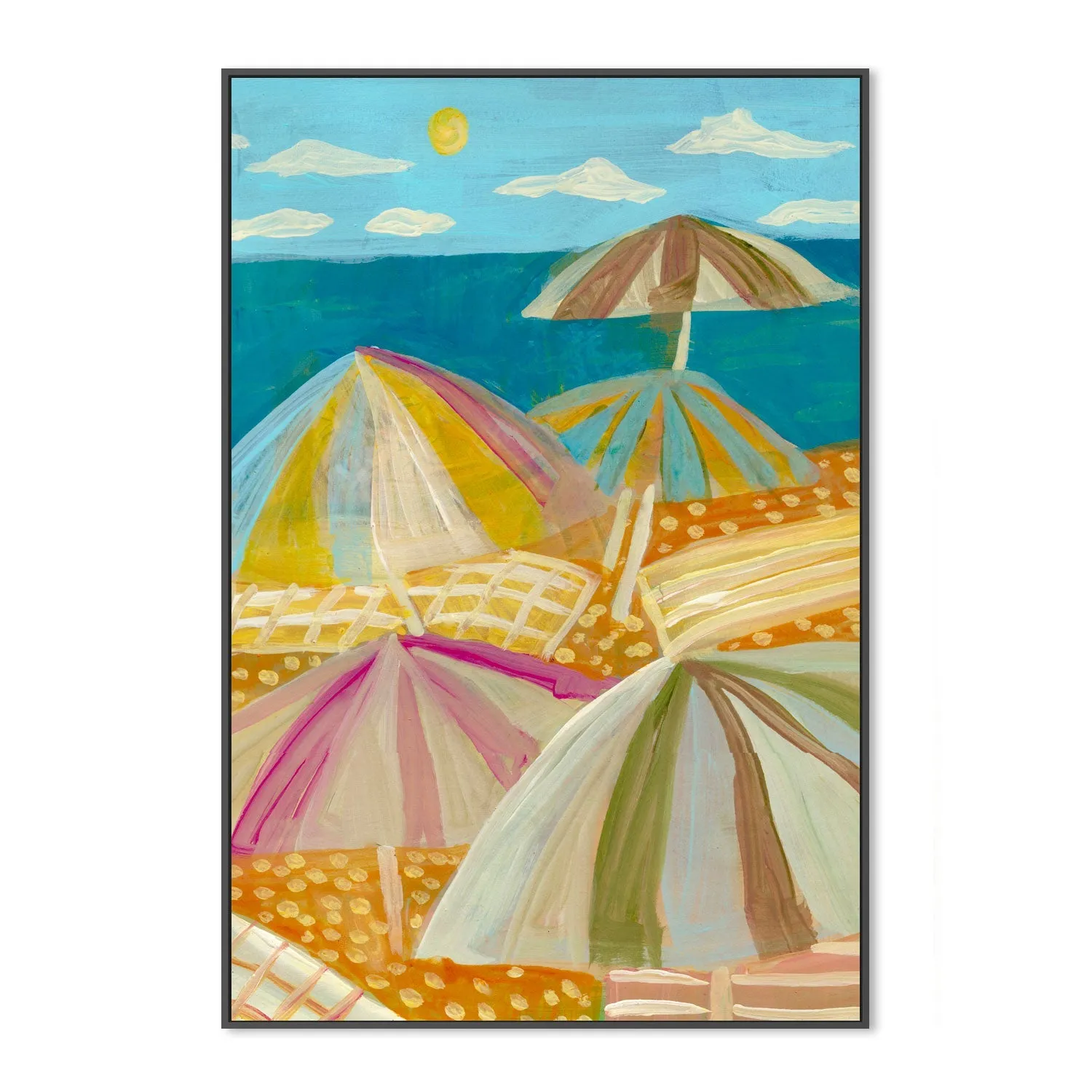 Beach Umbrellas , By Eleanor Baker