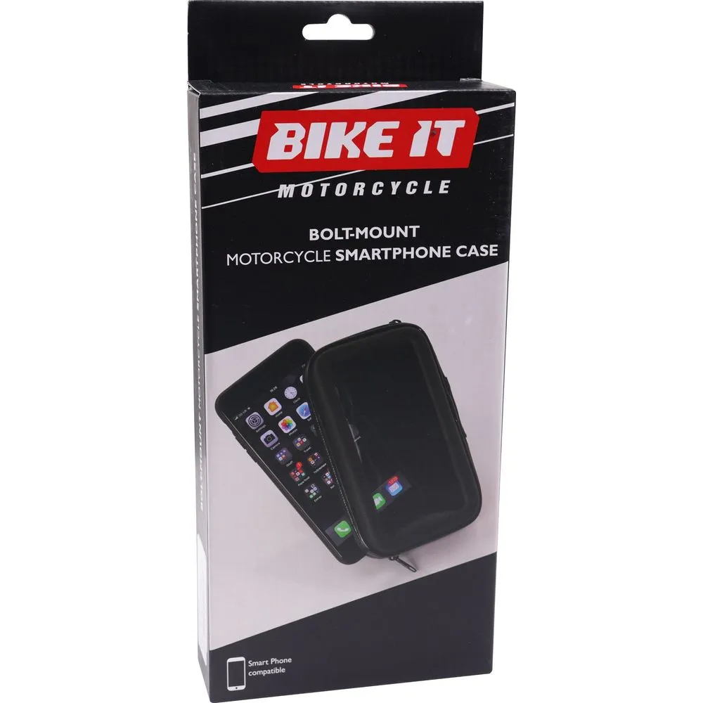 Bike It Mirror-Mount Medium Smartphone Holder - 150X85X25mm (ID) 160X100X30mm (OD)