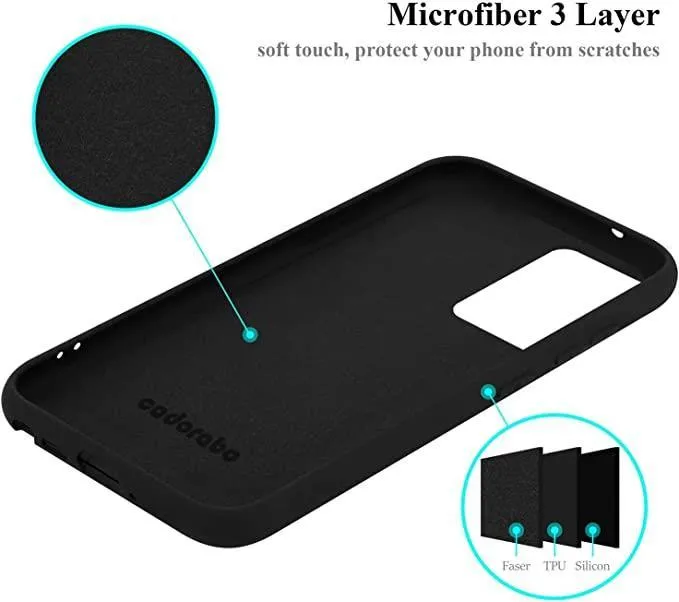 Black Gel Case Tough Shockproof Case Gel Cover for Samsung Galaxy Note 20