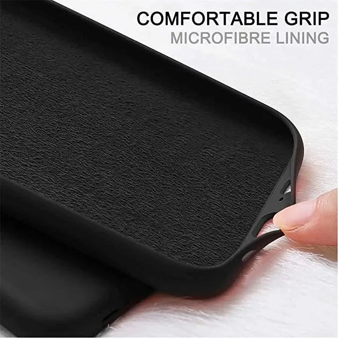Black Gel Case Tough Shockproof Phone Case Gel Cover for Samsung Galaxy Note 10