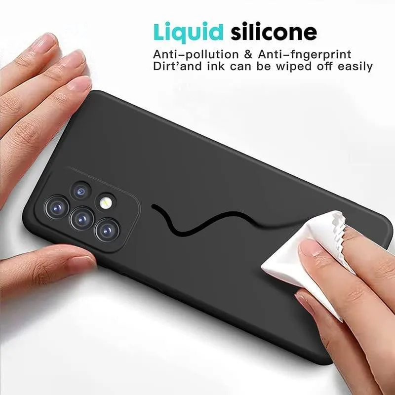 Black Gel Case Tough Shockproof Phone Case Gel Cover Skin for Honor X7a