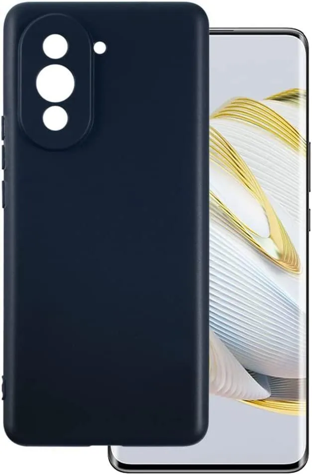 Black Gel Case Tough Shockproof Phone Case Gel Cover Skin for Huawei Nova 10 Pro