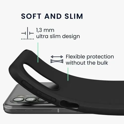 Black Gel Case Tough Shockproof Phone Case Gel Cover Skin for Nokia G21