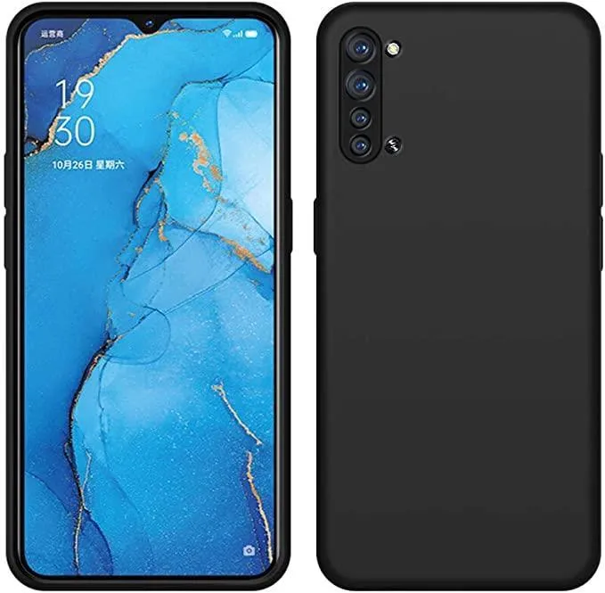 Black Gel Case Tough Shockproof Phone Case Gel Cover Skin for Oppo Find X2 Lite