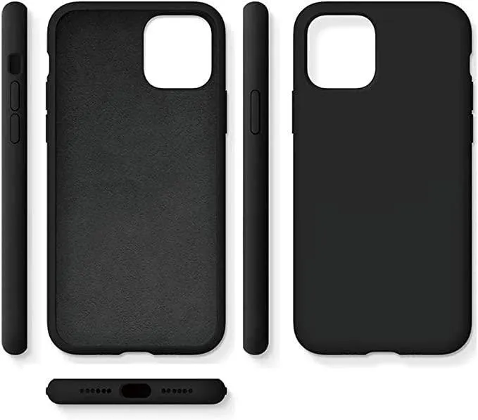 Black Gel Case Tough Shockproof Phone Case Gel Cover Skin for Oppo Find X2 Lite