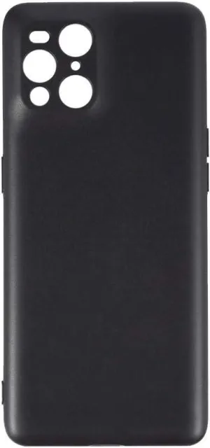 Black Gel Case Tough Shockproof Phone Case Gel Cover Skin for Oppo Find X3 Pro
