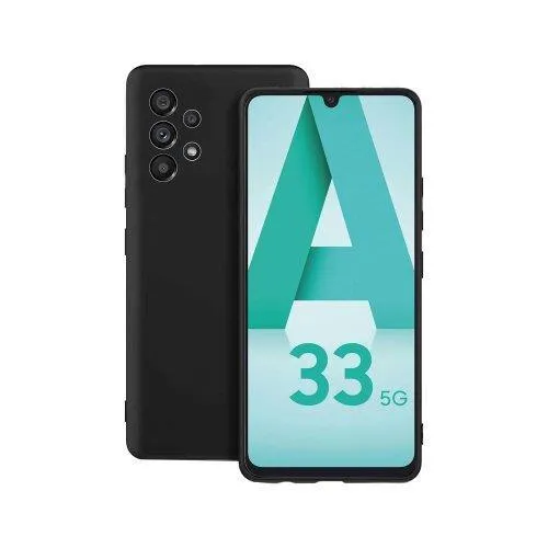 Black Gel Case Tough Shockproof Phone Case Gel Cover Skin for Samsung Galaxy A33