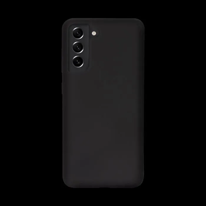 Black Gel Case Tough Shockproof Phone Case Gel Cover Skin for Samsung Galaxy S21 FE