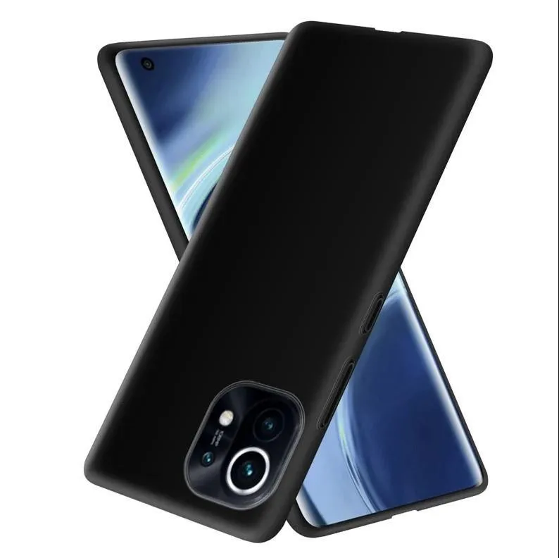 Black Gel Case Tough Shockproof Phone Case Gel Cover Skin for Xiaomi 11