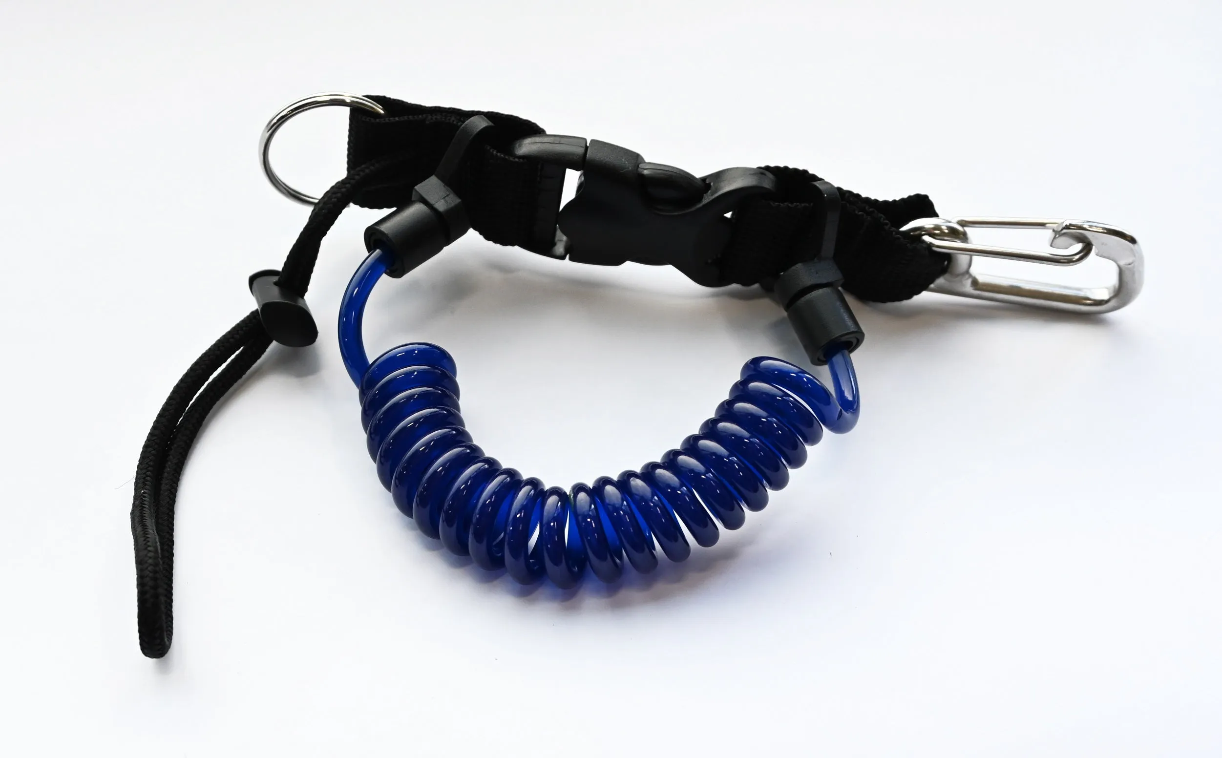 Coil Lanyard with Stainless Steel Carabiner
