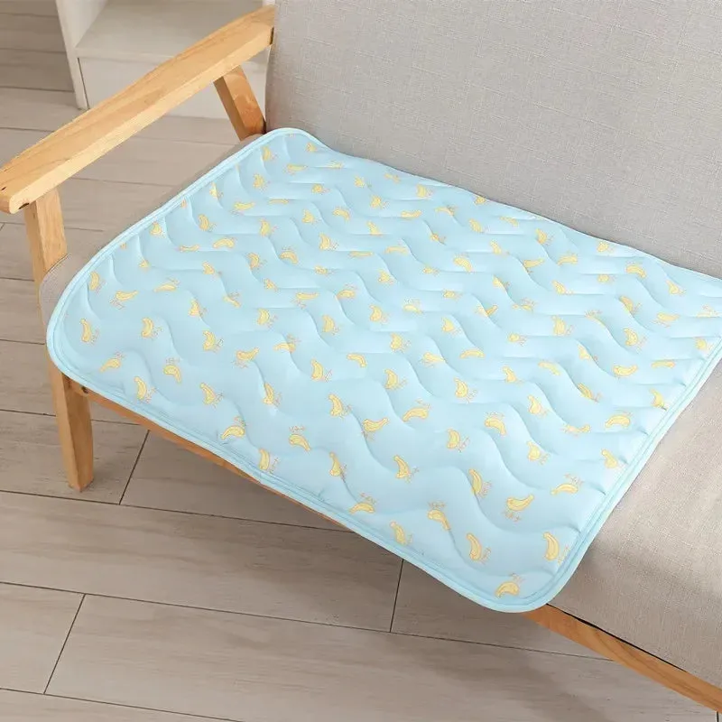 Cooling Pet Mat for Dogs and Cats - Breathable, Washable and Portable Bed Mat