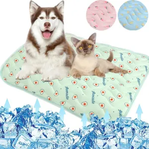 Cooling Pet Mat for Dogs and Cats - Breathable, Washable and Portable Bed Mat