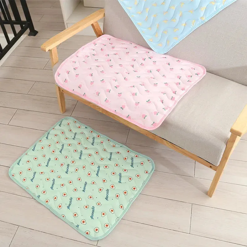 Cooling Pet Mat for Dogs and Cats - Breathable, Washable and Portable Bed Mat
