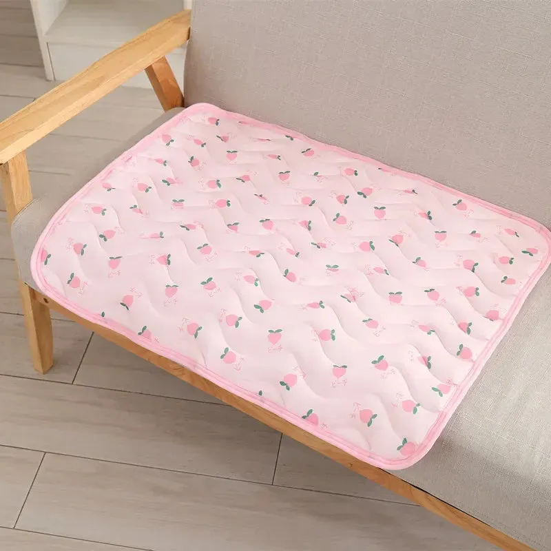Cooling Pet Mat for Dogs and Cats - Breathable, Washable and Portable Bed Mat