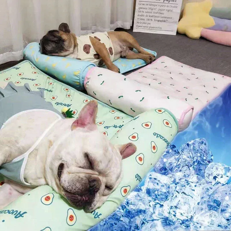 Cooling Pet Mat for Dogs and Cats - Breathable, Washable and Portable Bed Mat