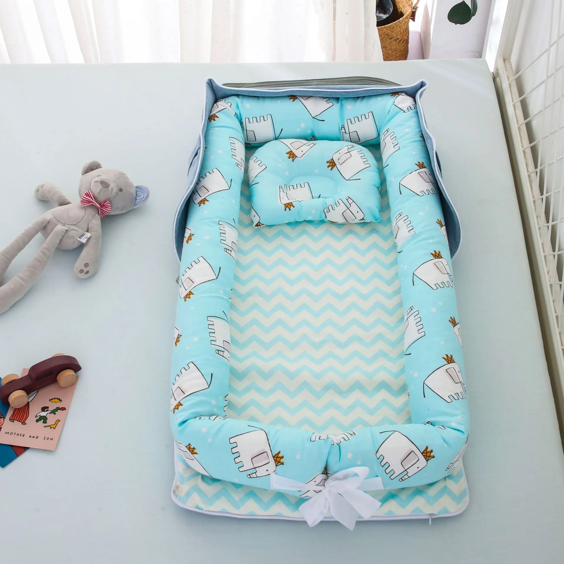 Cotton Portable Foldable Baby Bed