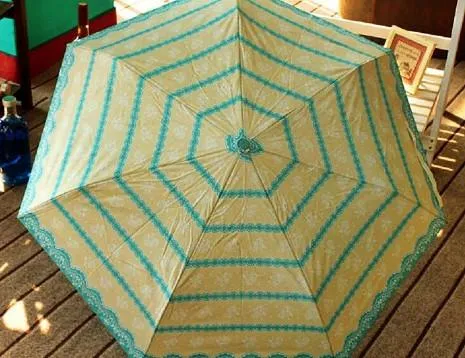 Dainty Floral Umbrella With UV Protection