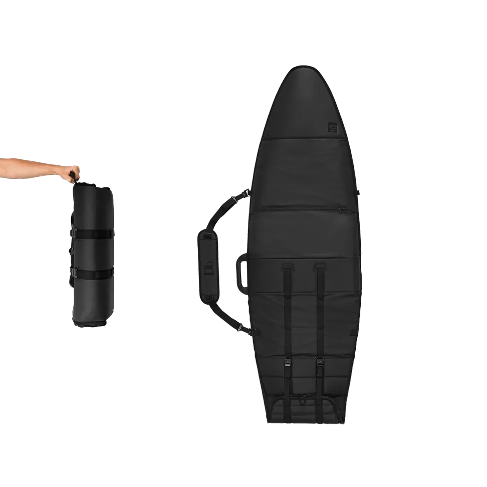 DB The Djarv Single Surfboard Boardbag-Blackout