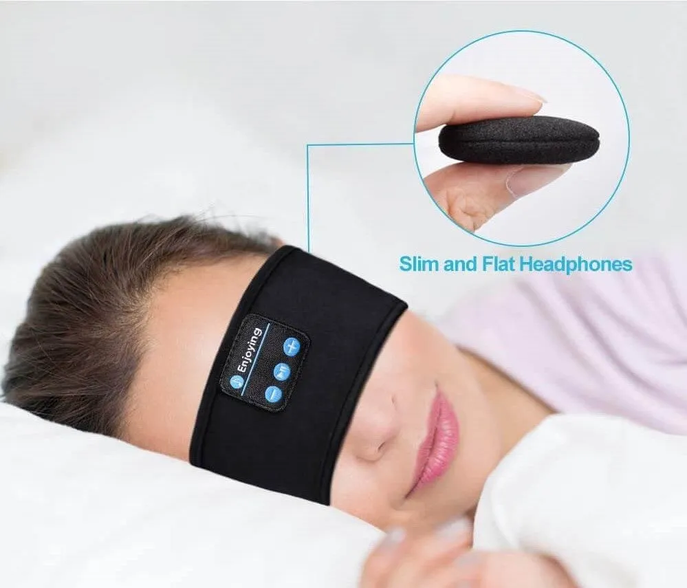 Enjoying Sleeper™ Sleeping mask with built-in headphones by Style's Bug