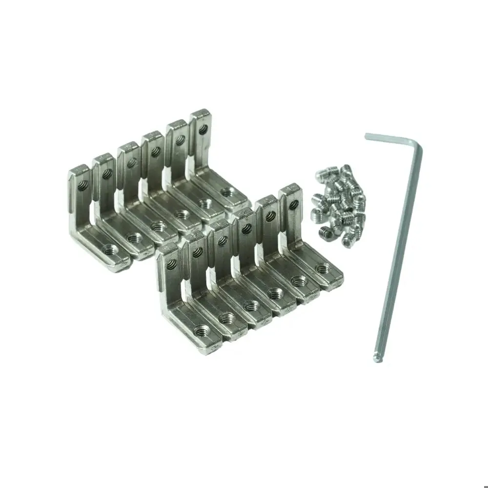 For 15x15mm Profiles, Internal Connectors   Screws   Wrench