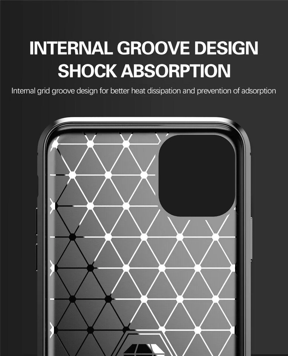 For Apple iPhone 11 Pro Armour Shockproof Gel Case Silicone Cover Case Thin