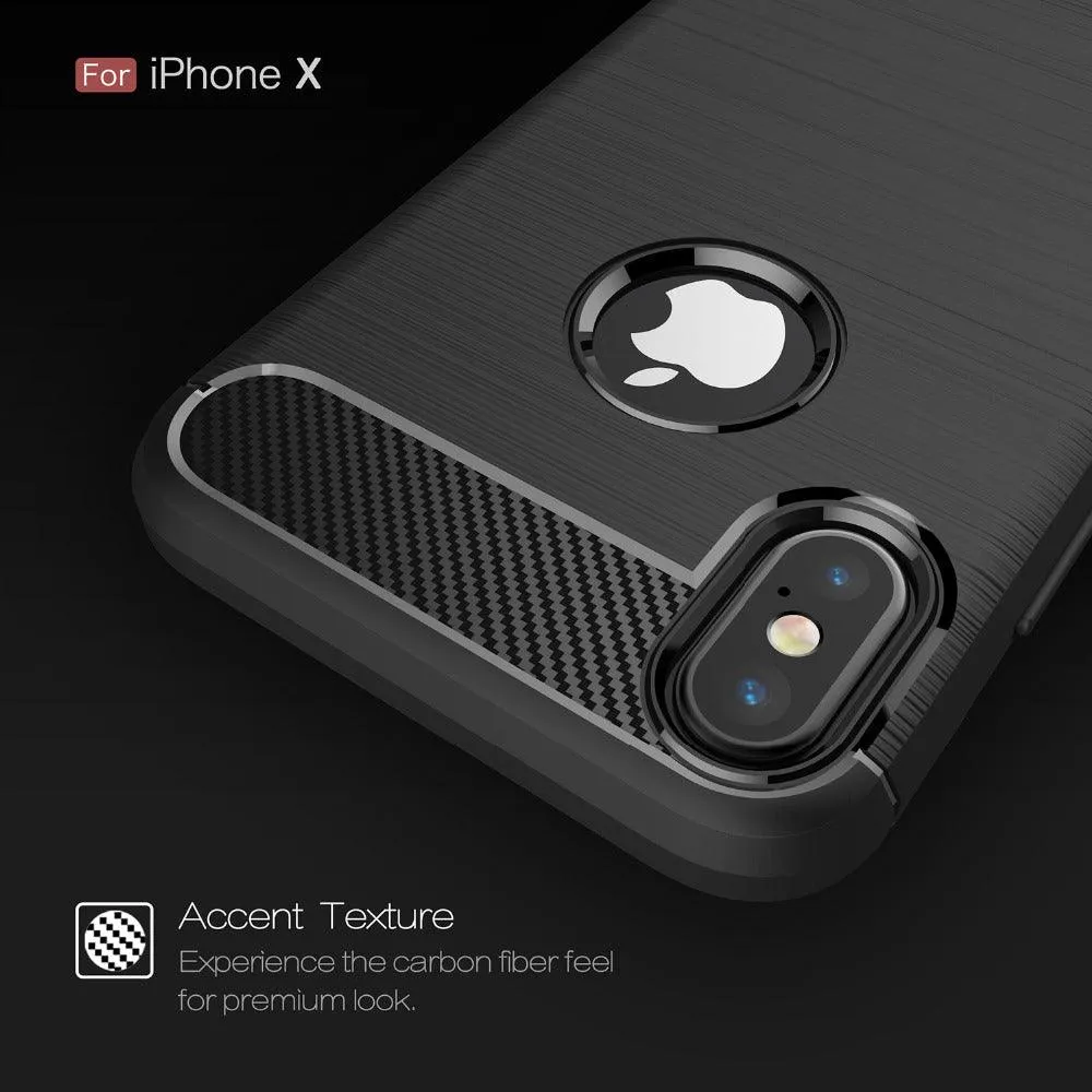 For Apple iPhone X/Xs Armour Shockproof Gel Case Silicone Cover Case Thin