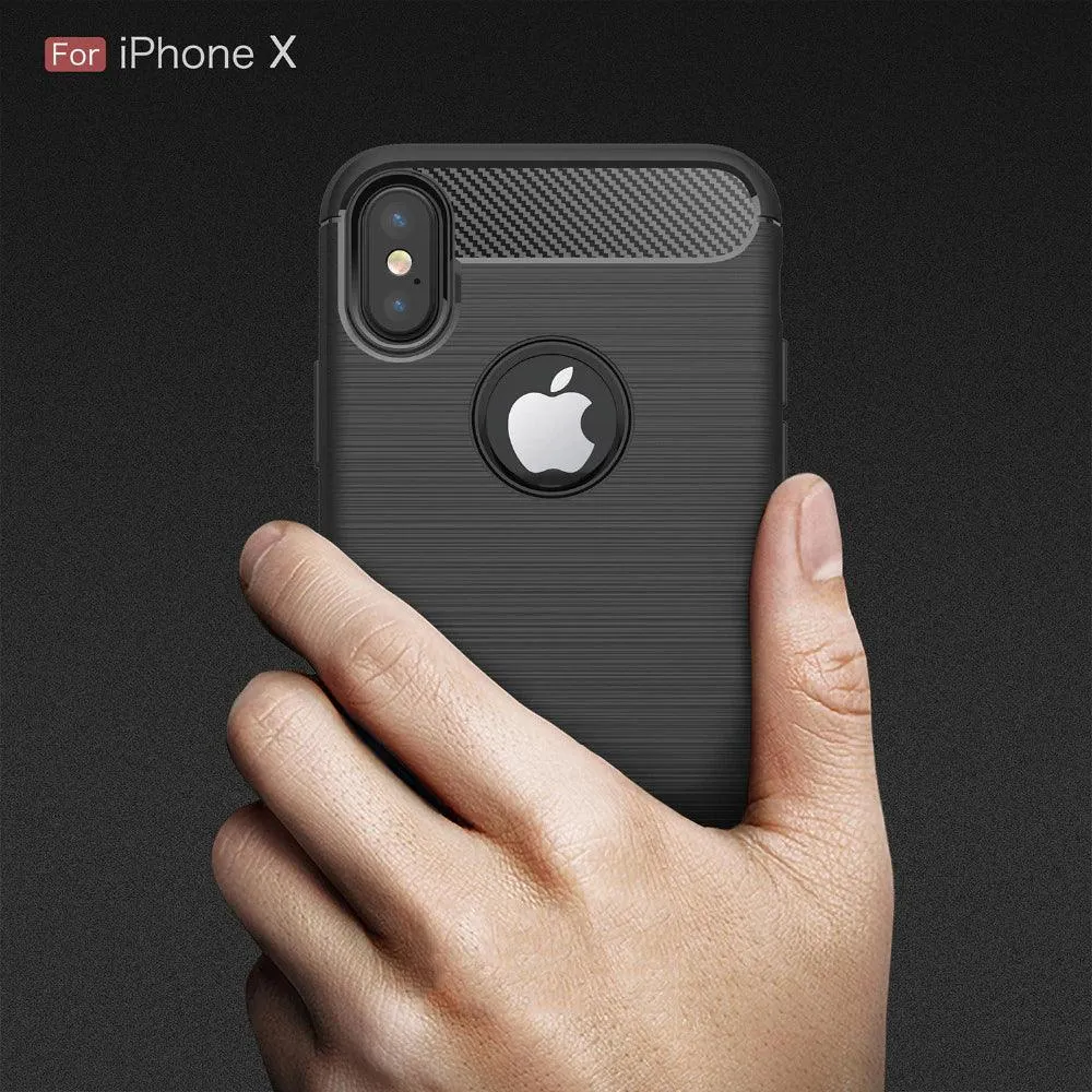 For Apple iPhone X/Xs Armour Shockproof Gel Case Silicone Cover Case Thin