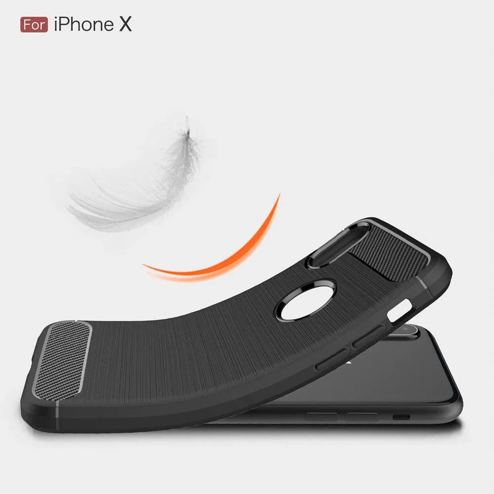For Apple iPhone X/Xs Armour Shockproof Gel Case Silicone Cover Case Thin