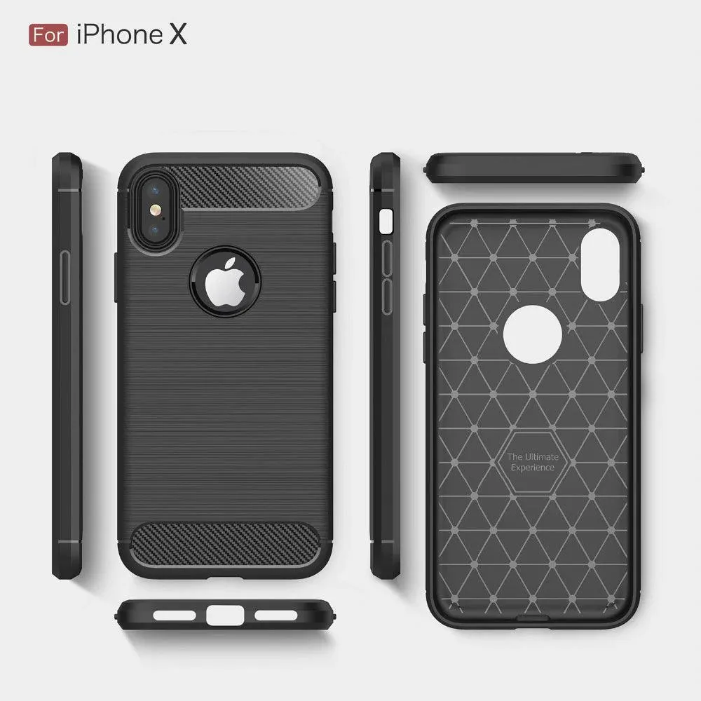For Apple iPhone X/Xs Armour Shockproof Gel Case Silicone Cover Case Thin