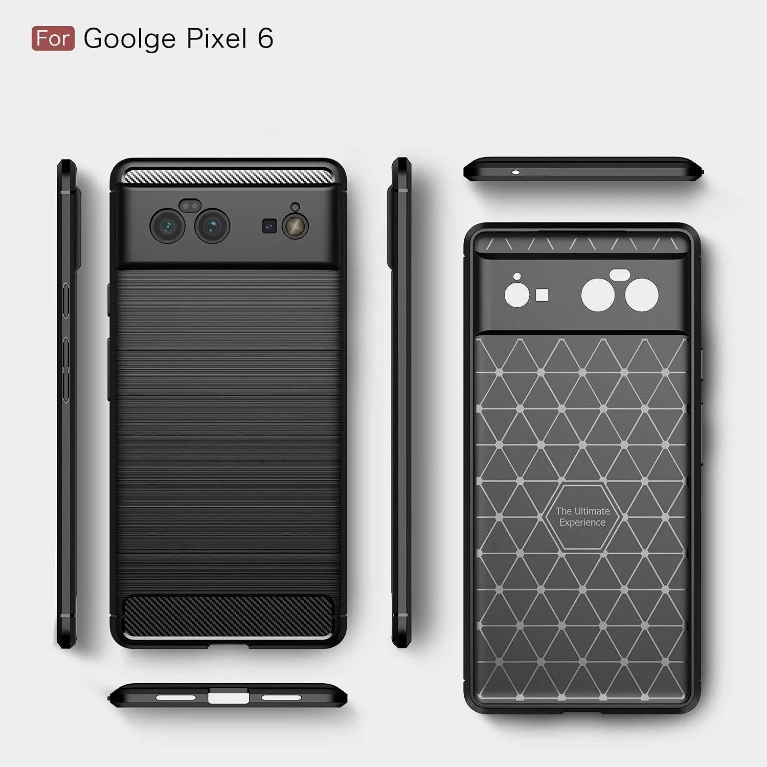 For Google Pixel 6 Armour Shockproof Gel Case Silicone Cover Case Thin