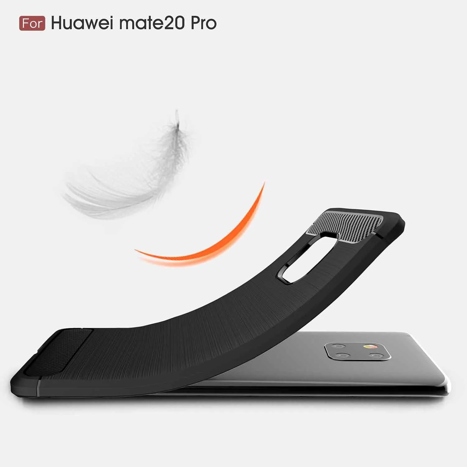 For Huawei Mate 20 Pro Armour Shockproof Gel Case Silicone Cover Case Thin
