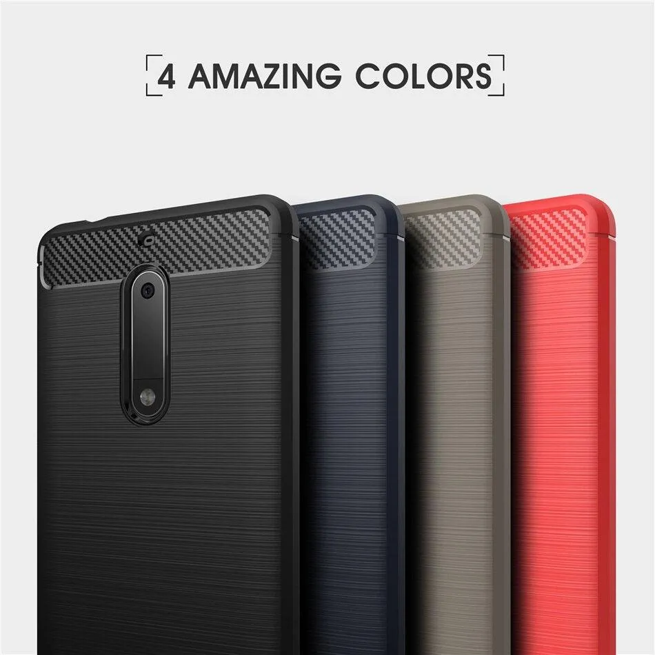 For NOKIA 5.1 Plus Armour Shockproof Gel Case Silicone Cover Case Thin