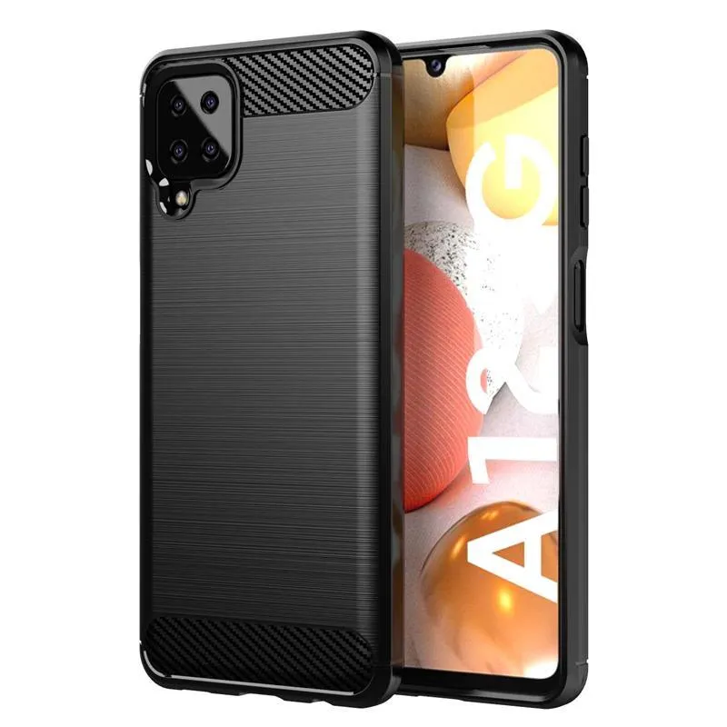 For Samsung A12 Armour Shockproof Gel Case Silicone Cover Case Thin