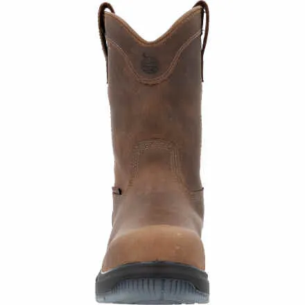 GEORGIA BOOT Men's Flexpoint Ultra 8 Inch Composite Toe Waterproof Wellington Pull-on GB00555