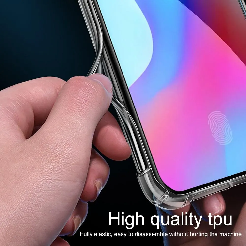 Huawei P40 Pro Hybrid Gel Four Corner Cushion Case [CLEAR]