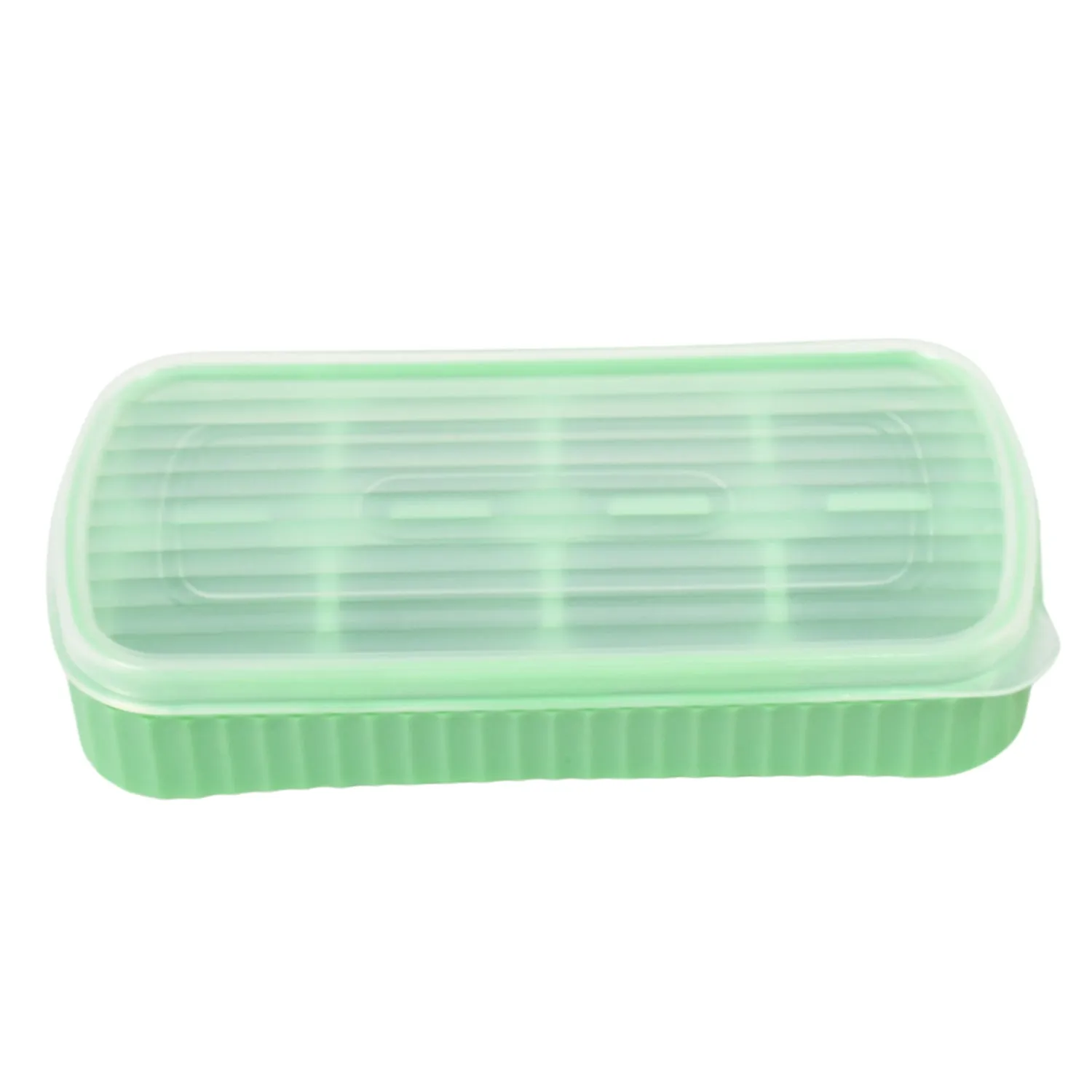 Ice Mold, 8 Grid Food Grade Portable Silicone Ice Tray (1 Pc / 14×7 Cm)