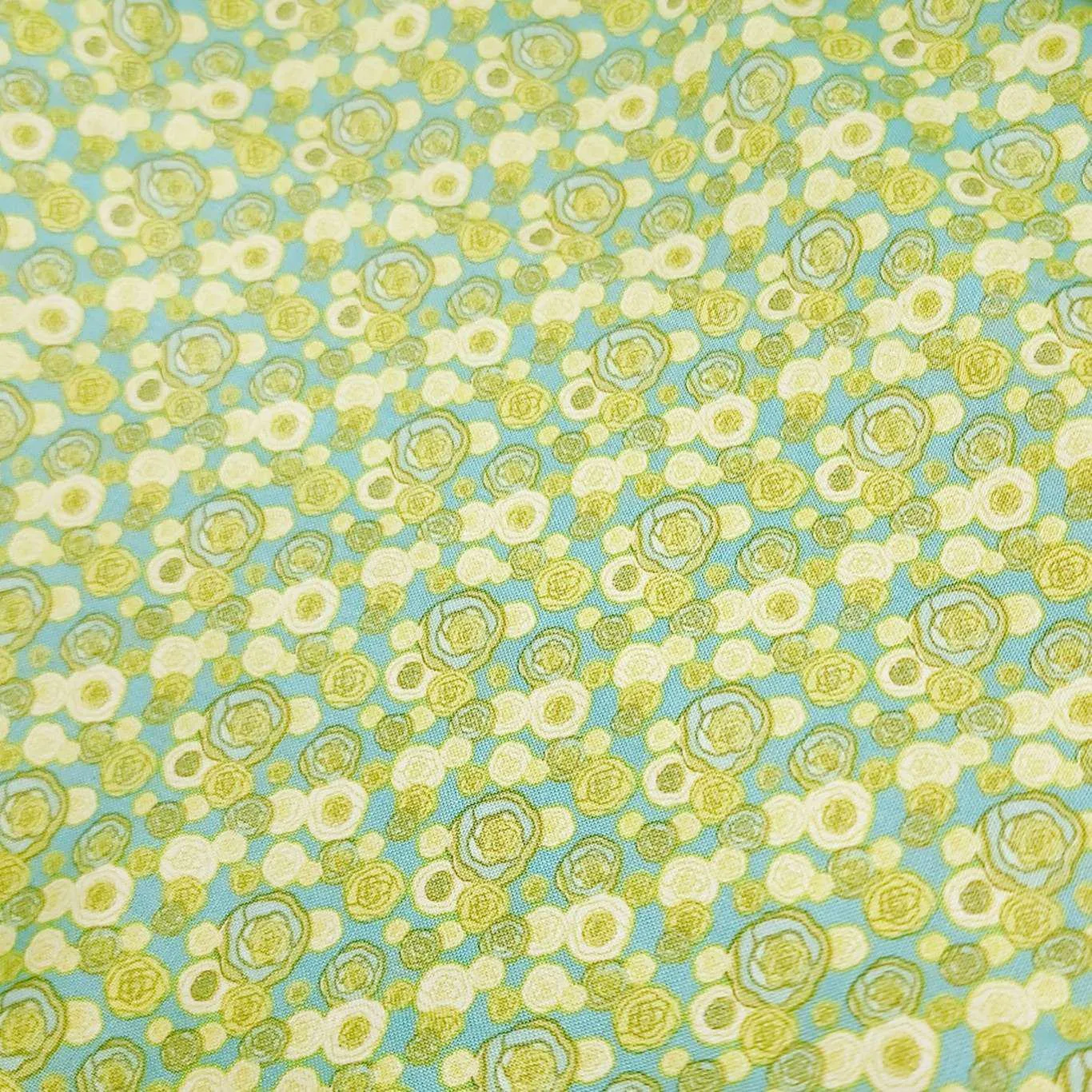 Jumbo The Cat Canoe - Green Blue Yellow Flowers with Floral Lining by The Cat Ball