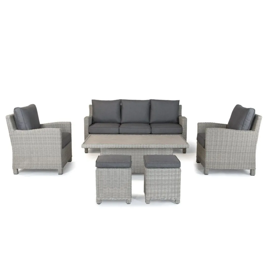 Kettler Palma Sofa Set High/Low Alu Slat Table