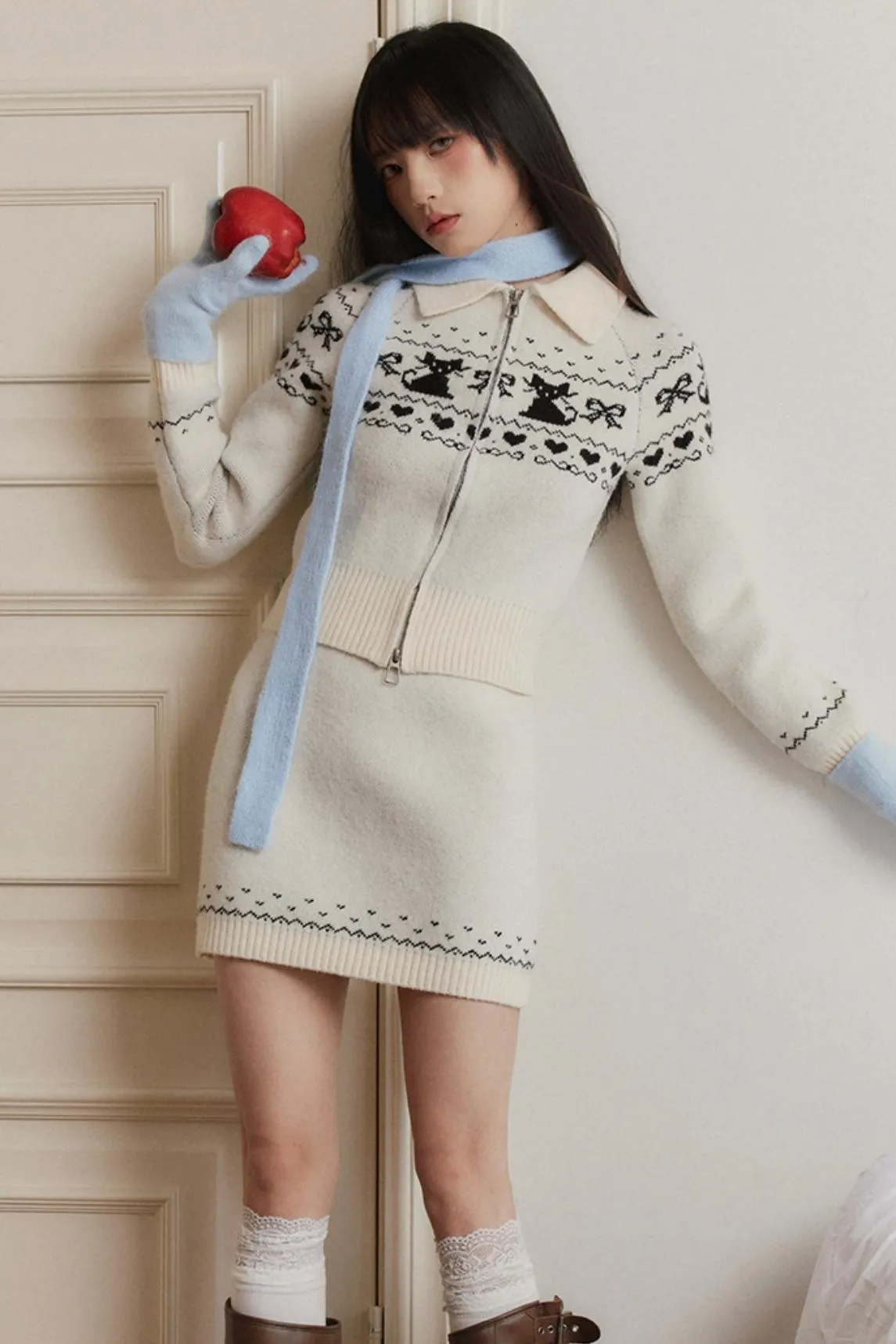 Kitty Fair Isle Set