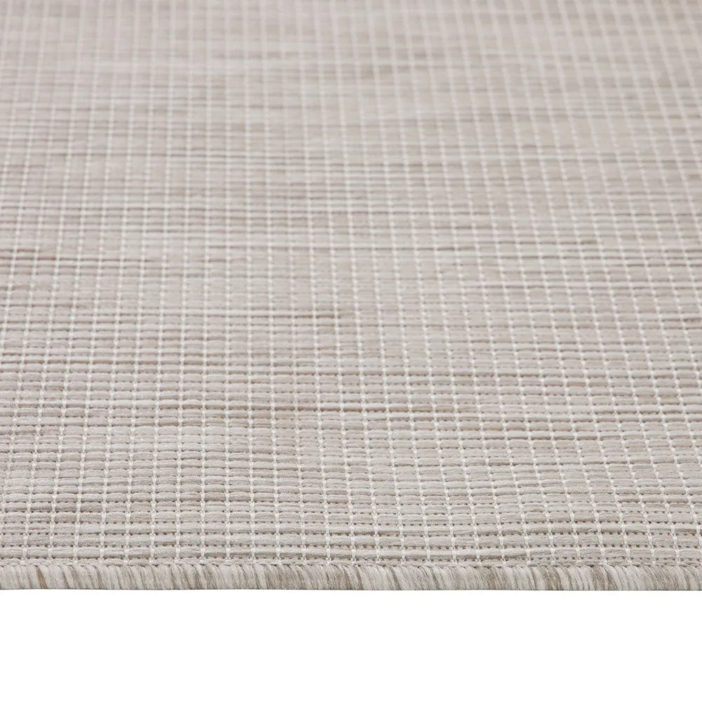 Light Grey Mottled Outdoor Rug - Patio